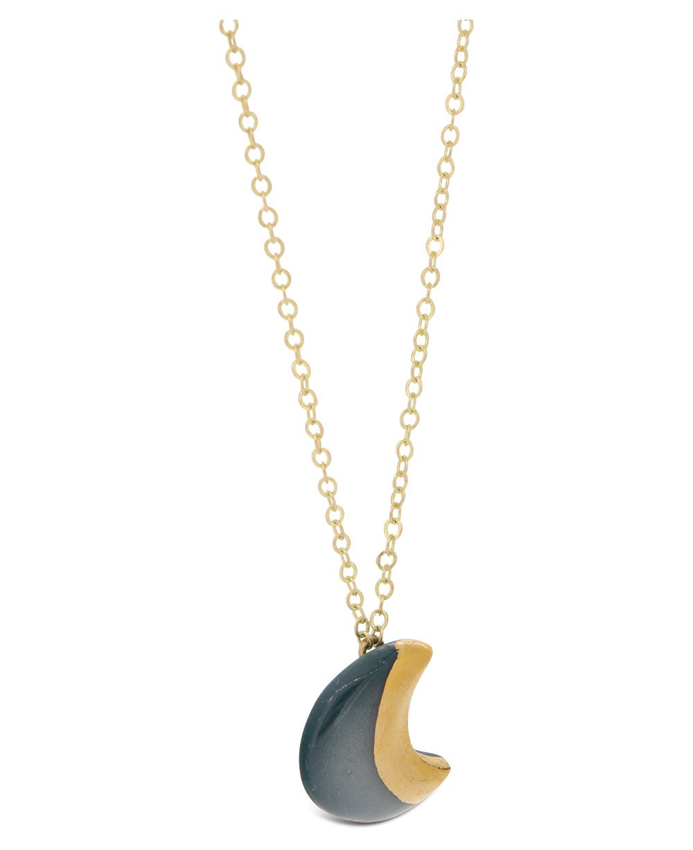Trust Your Journey Lunar Dainty Porcelain Necklace、mySite、topwebapps