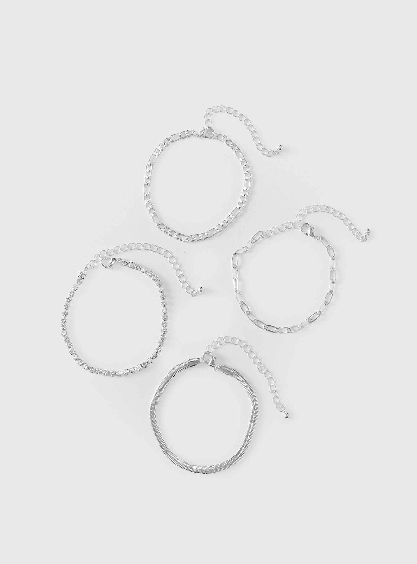 Esmerie Bracelet Set Silver、mySite、solidvoid