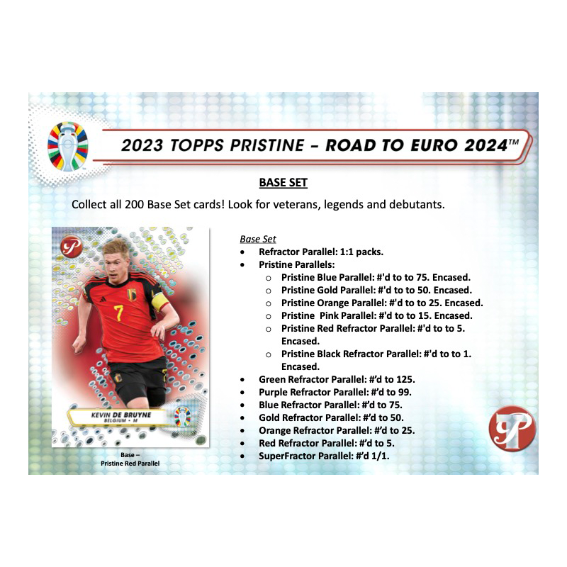 2023 Topps Pristine Road to Euro 2024 Soccer Hobby Box、mySite、waistdrama