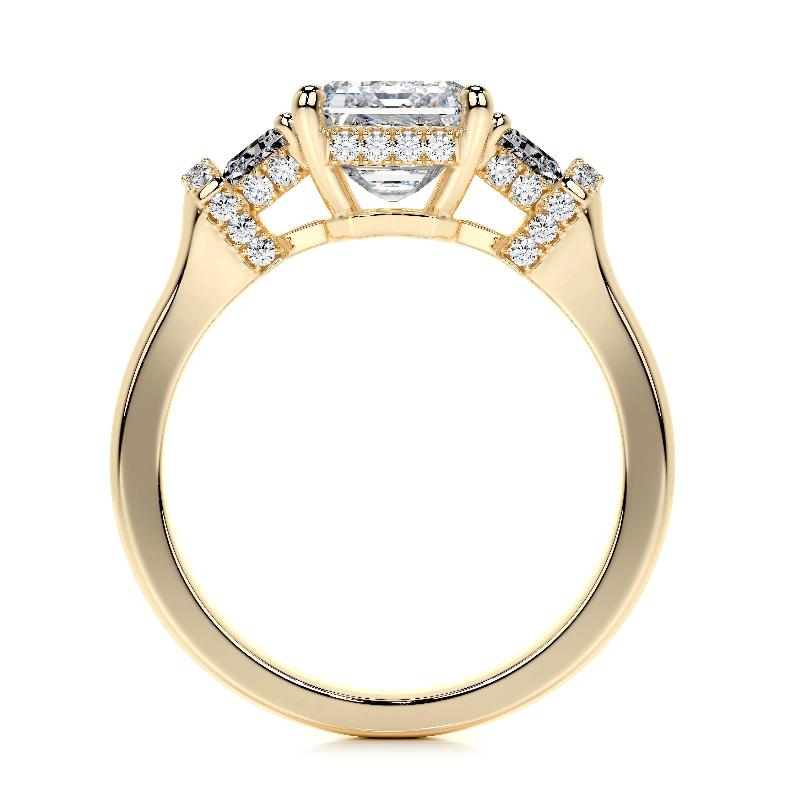 Viola Lab Grown Diamond Ring -18K Yellow Gold (RTS)、mySite、hinf8tx79