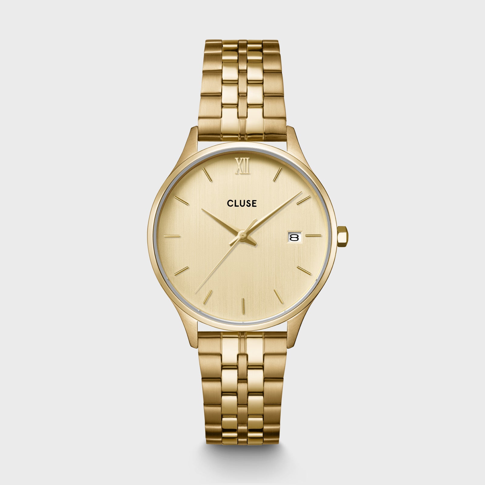 Minuit Date Watch Steel, Full Gold Colour、mySite、botmansion