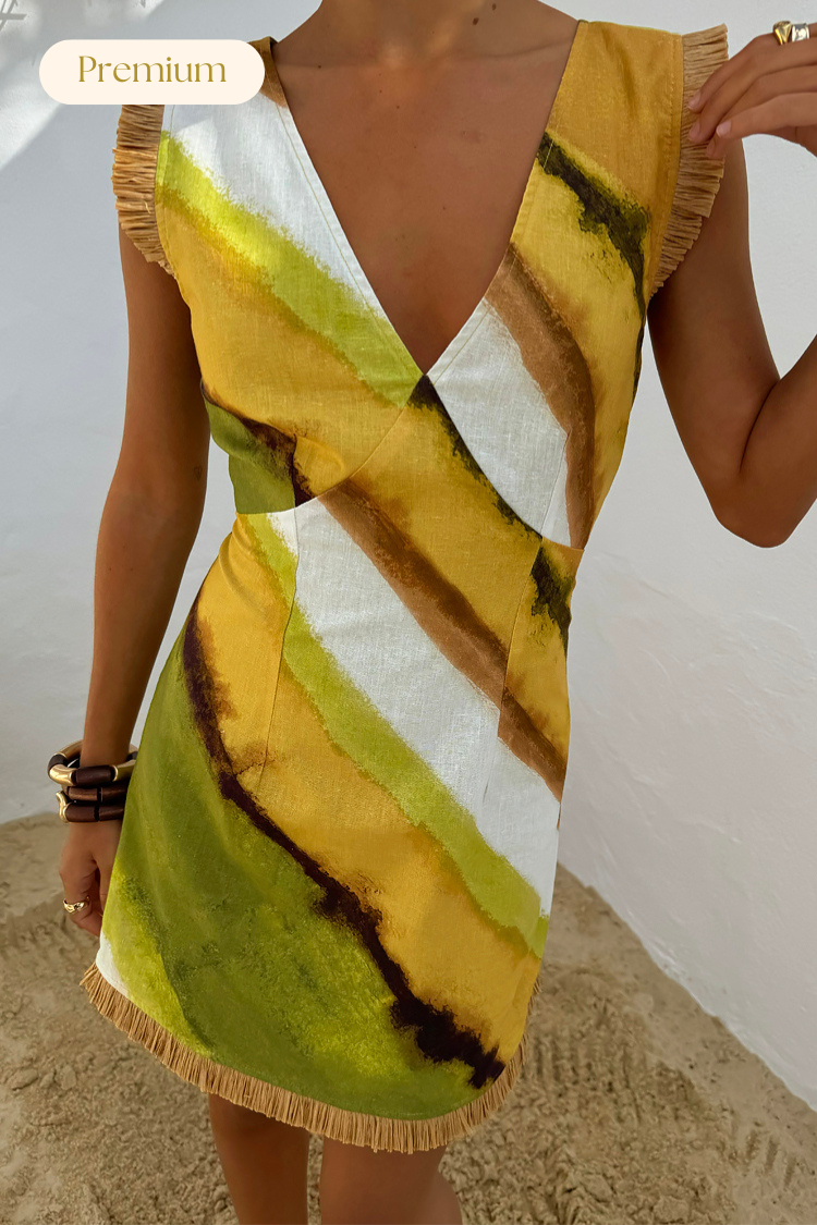 Green Ombre Deia Dress、mySite、solidvoid