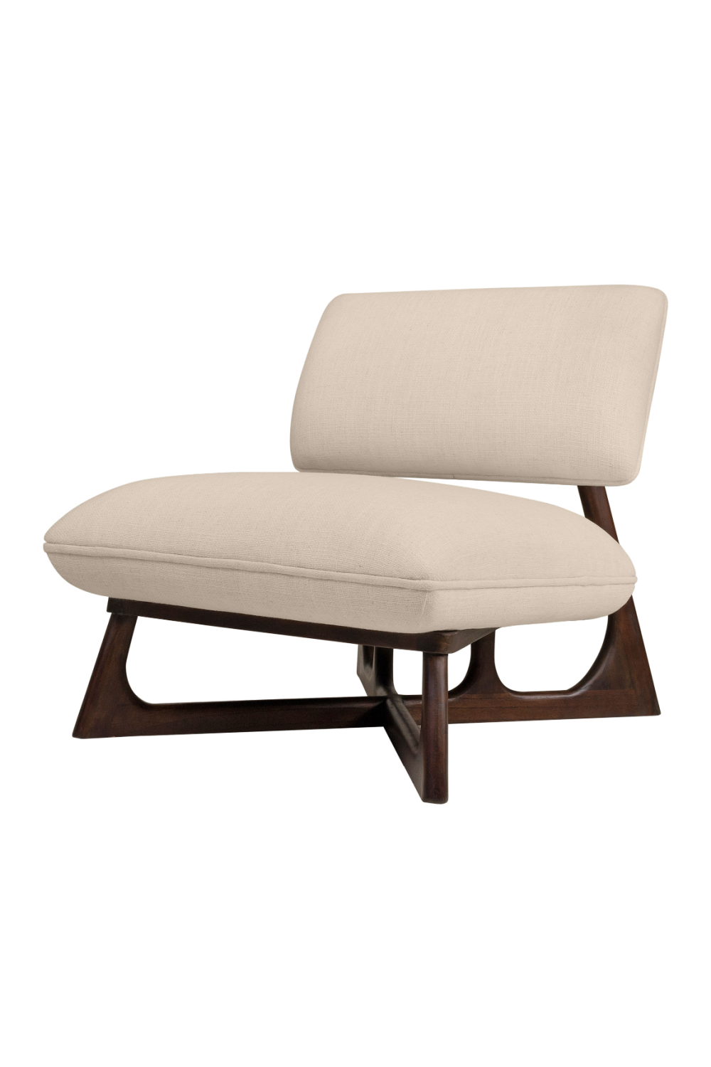 Beige Upholstered Lounge Chair | Versmissen Londa、mySite、neckold