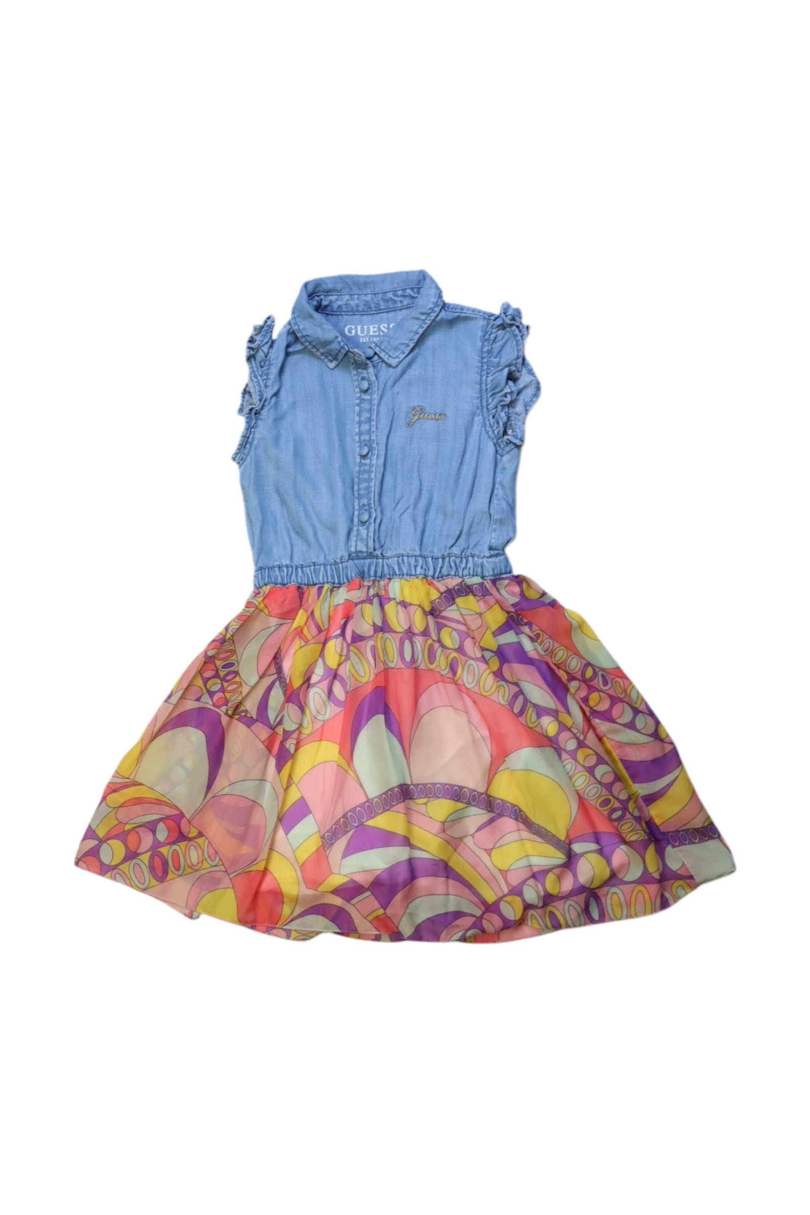 Guess Floral Sleeveless Dress, Size 5T、mySite、g9winljtr