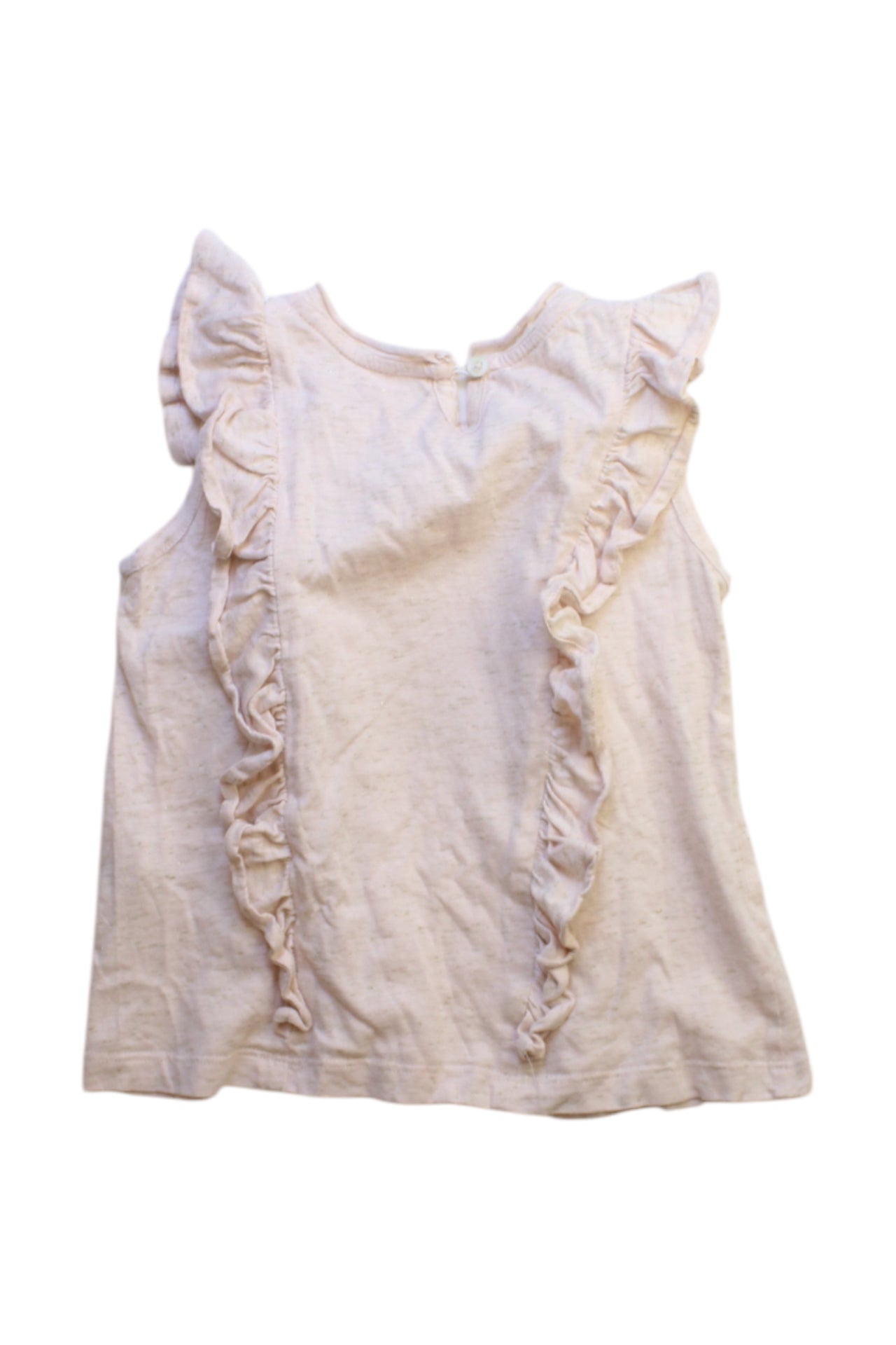 Velveteen Ruffle Sleeveless Top Size 6T、mySite、g9winljtr