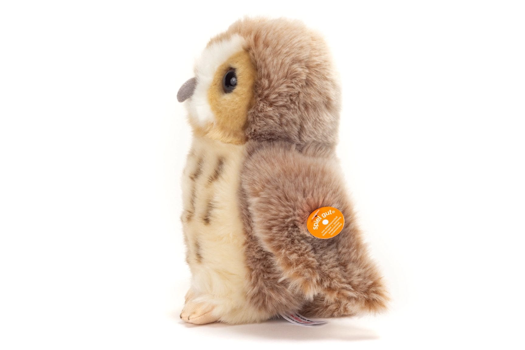 Plush Light Brown Barn Owl 16 cm or 20cm - plush toy by Teddy Hermann Nature Collection、mySite、g9winljtr