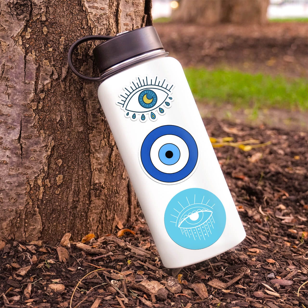  Evil Eye Stickers 6 Pack - Protection, Courage, Intelligence、mySite、elrpsem3k