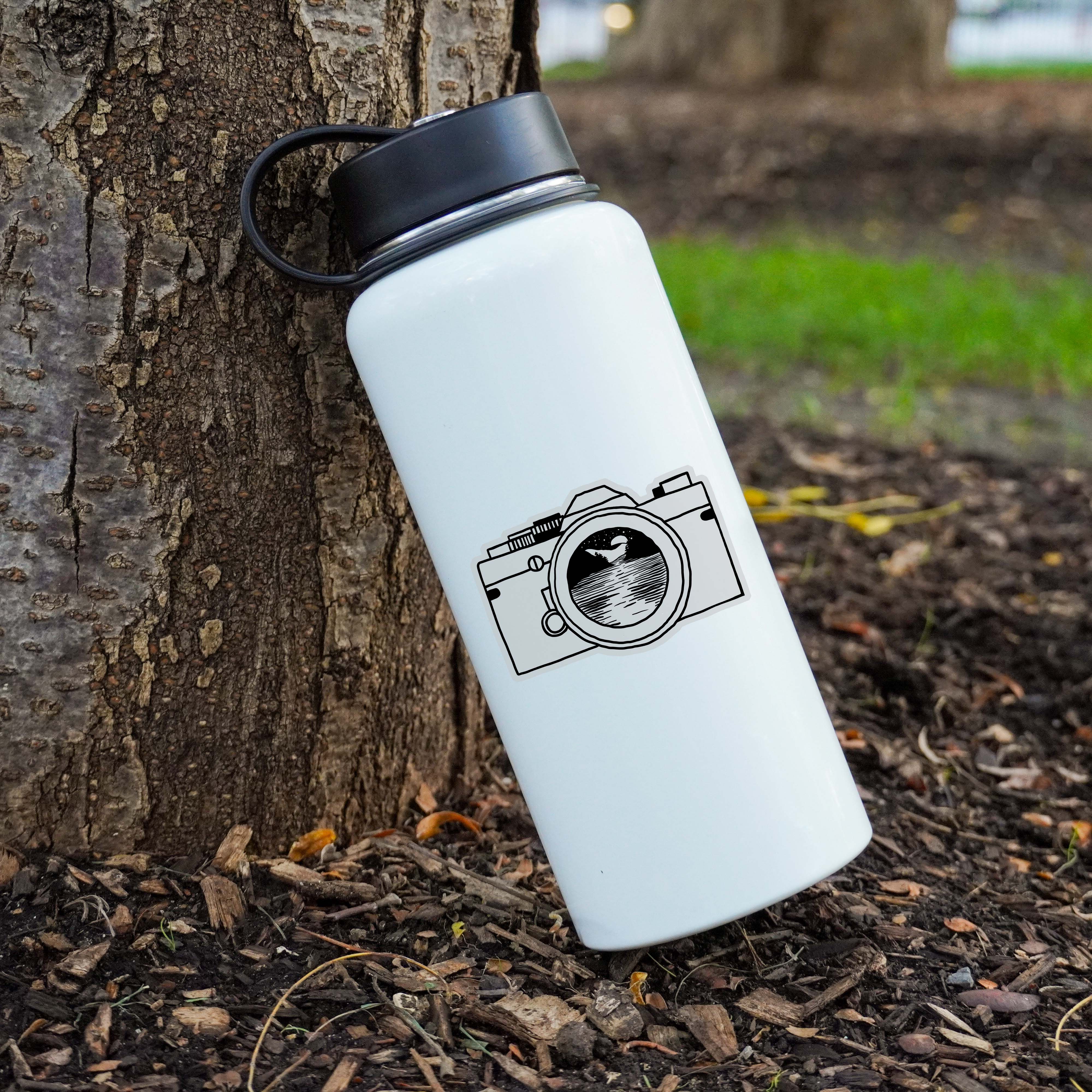  Black And White Camera Nature Clear Sticker、mySite、ghnorth