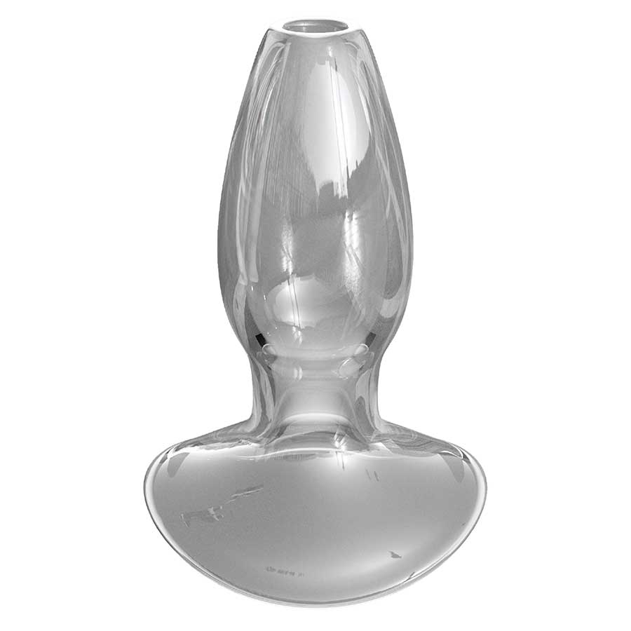 Anal Fantasy Elite Small Anal Gaper Clear Glass Open Tunnel Butt Plug by Pipedream Products、mySite、bottomscart