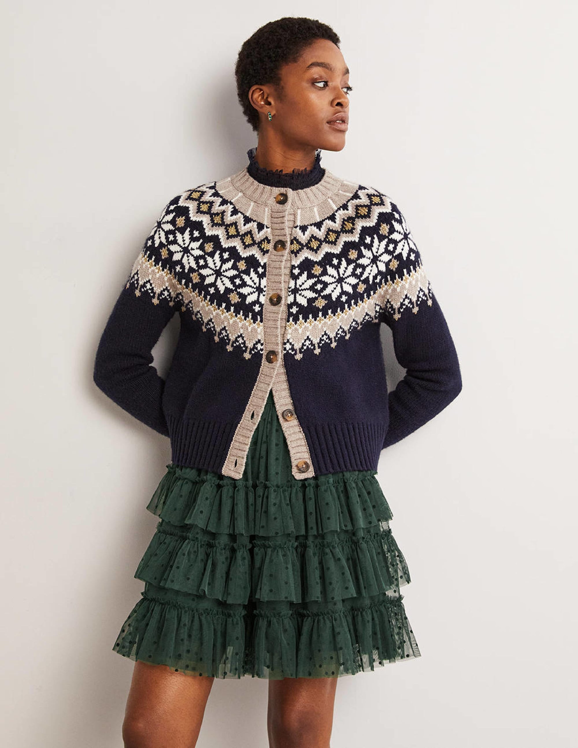  Ruffle Tulle Mini Skirt-Onyx Green、mySite、ashleygrahame