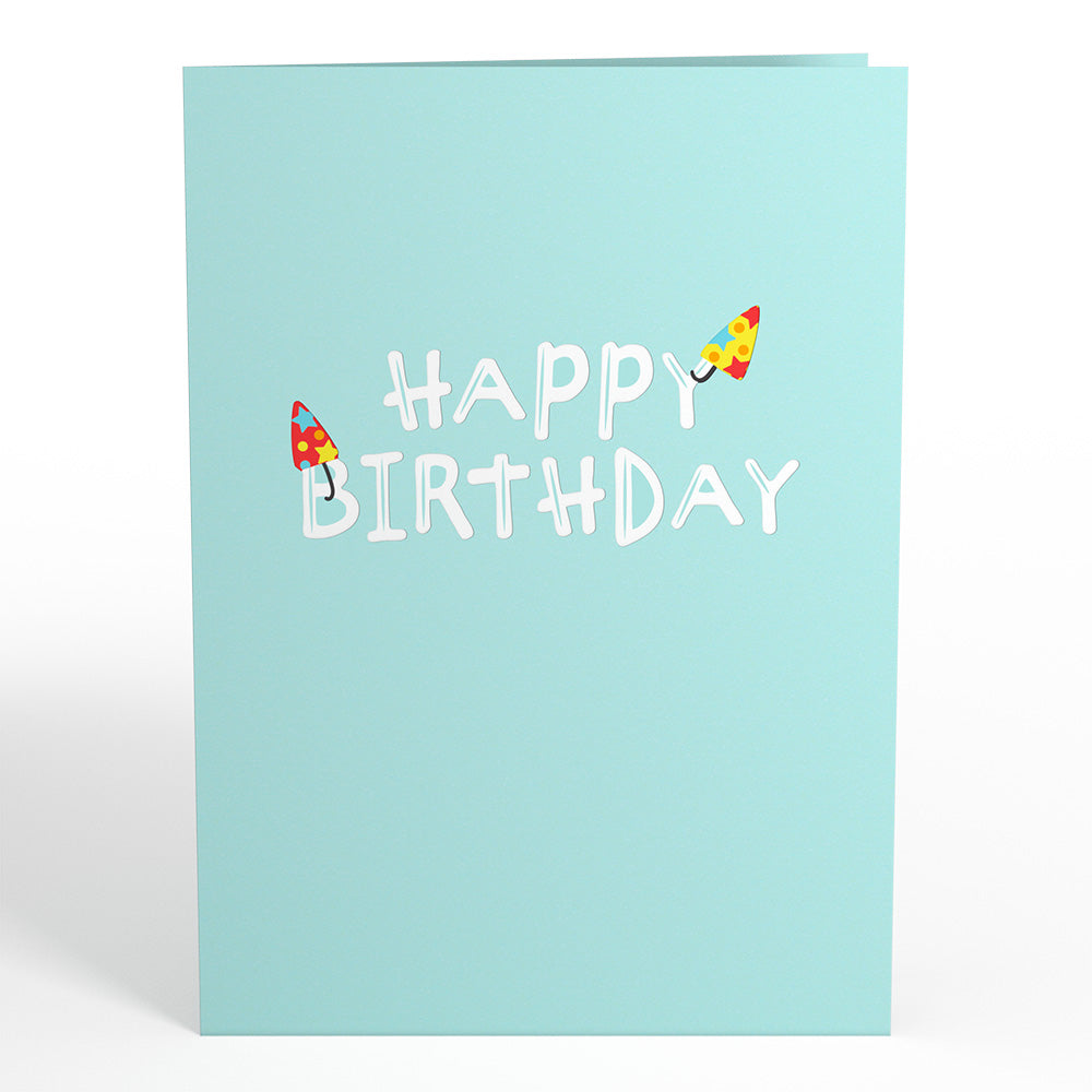 Birthday Dinosaurs Pop-Up Card、mySite、solidvoid