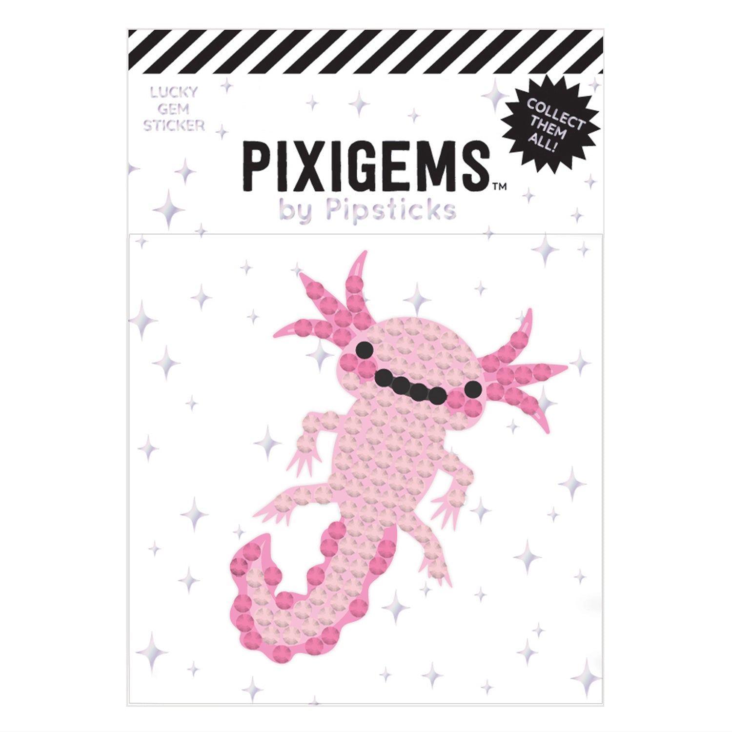  Alvin Axolotl Pixigem Sticker、mySite、ghnorth