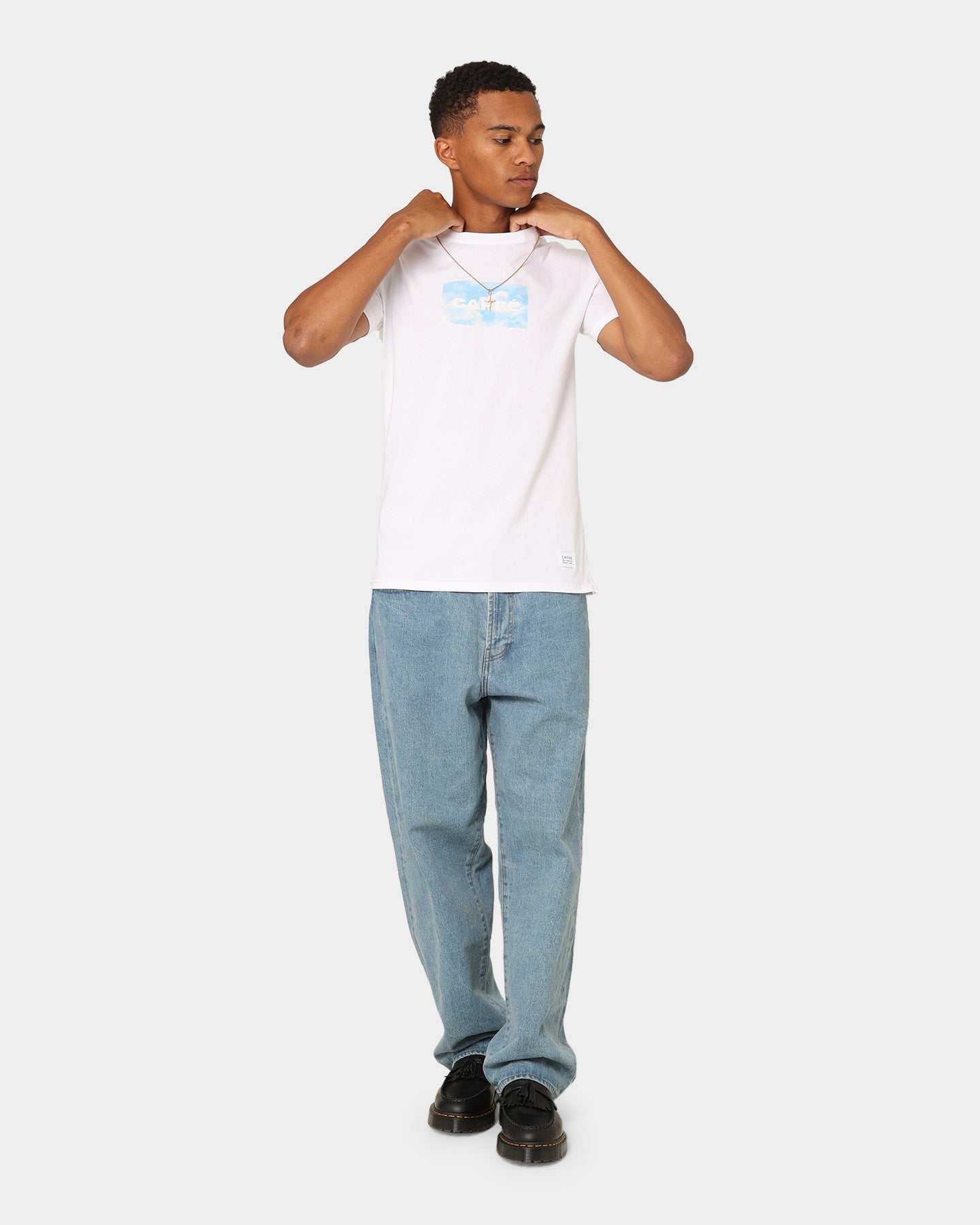 Carré Cloud Box Classique T-Shirt White、mySite、zt4zffjzw