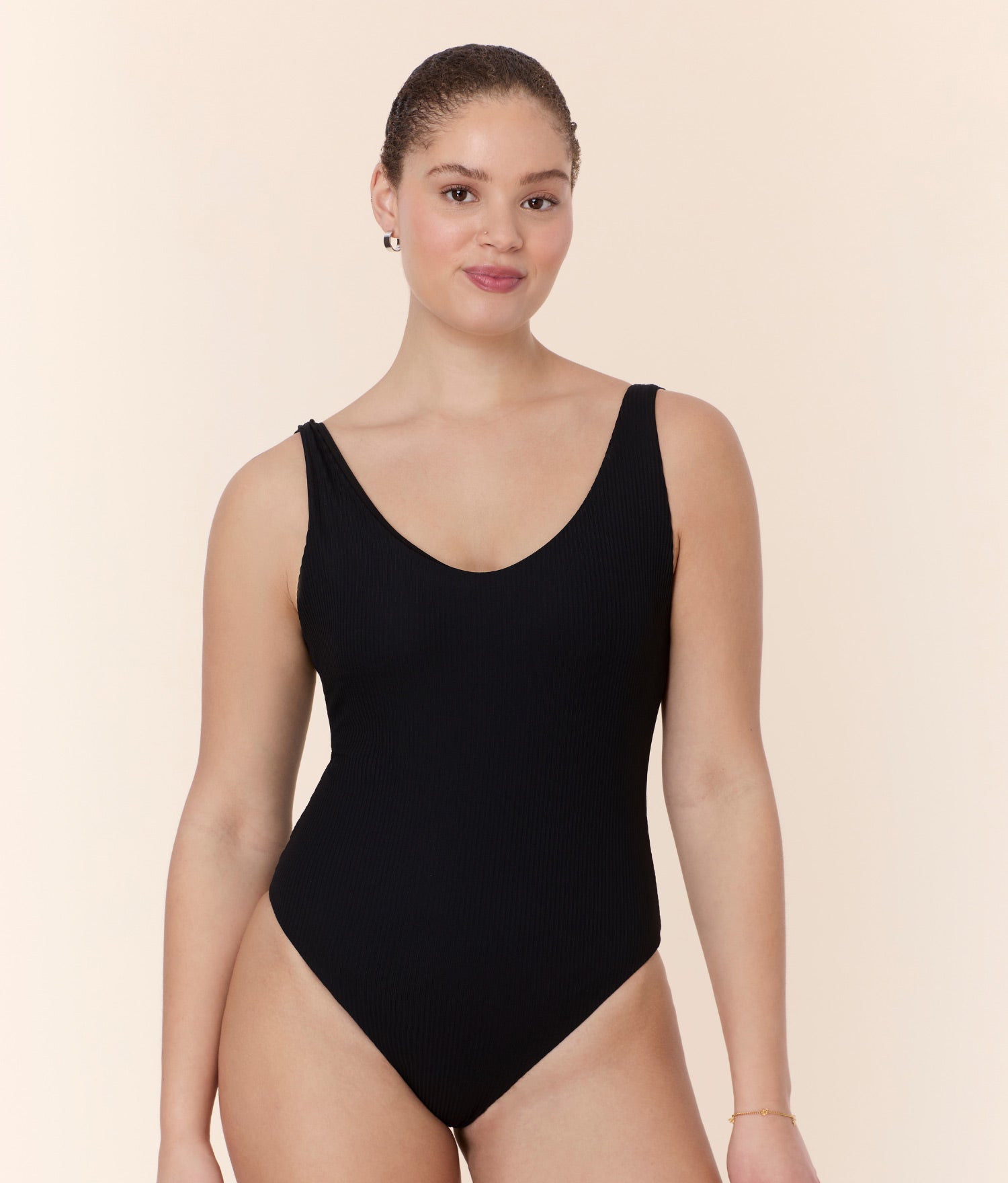  The Ibiza One Piece - Eco Ribbed - Black - Long Torso、mySite、ashleygrahame