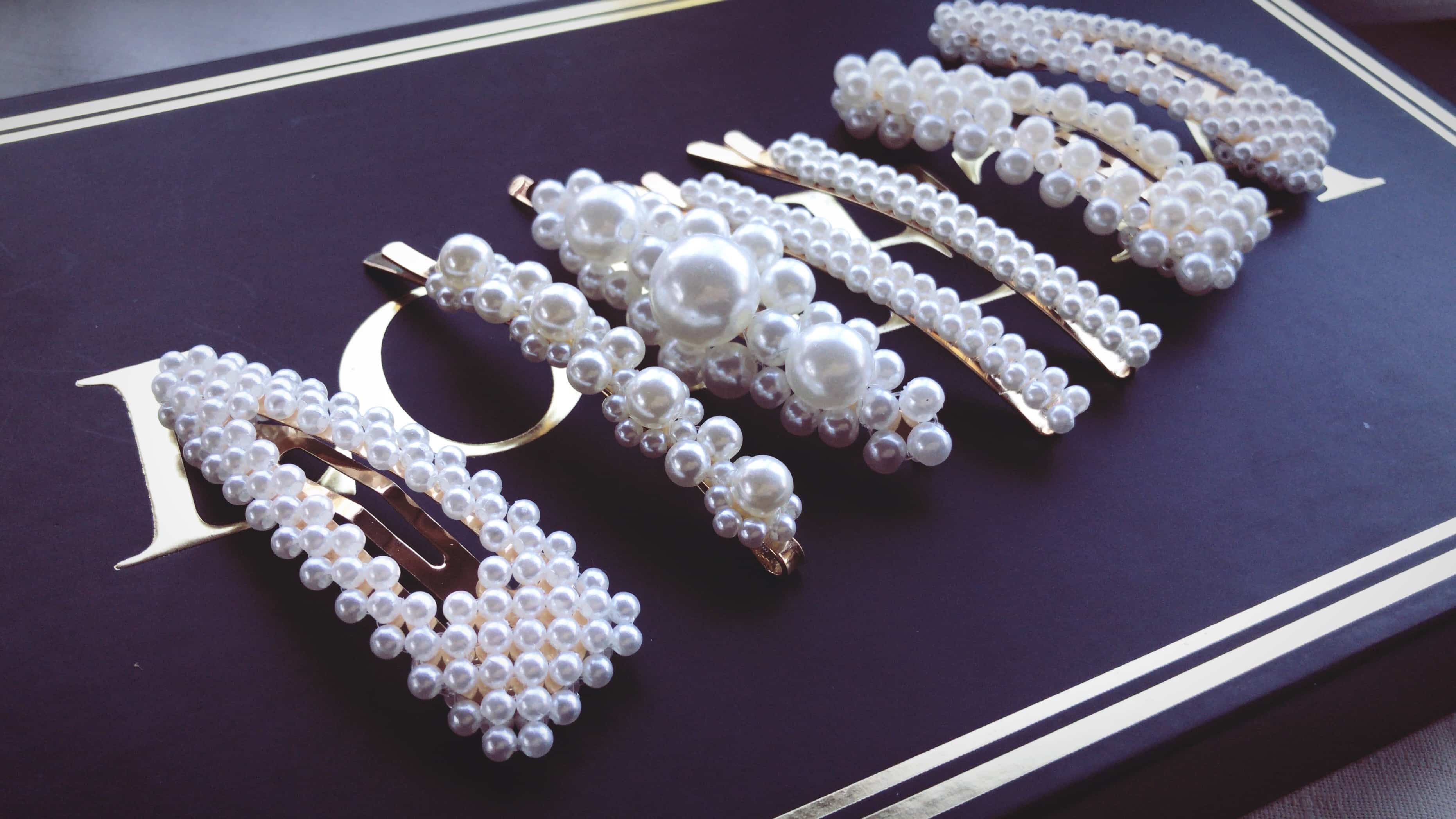  Pearl Hair Pin Clip Set (7pcs)、mySite、merchandisen