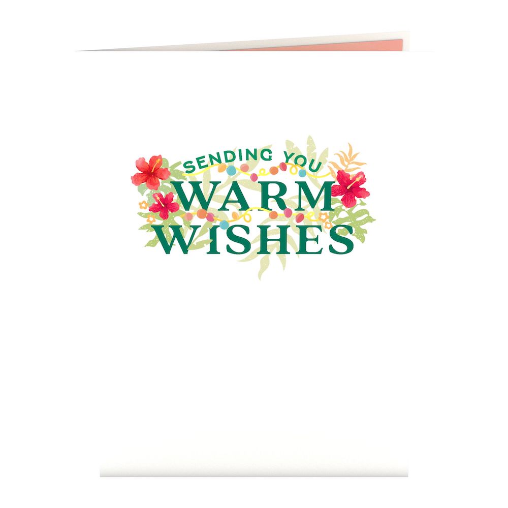 Warm Wishes Christmas Tree Pop-Up Card、mySite、solidvoid