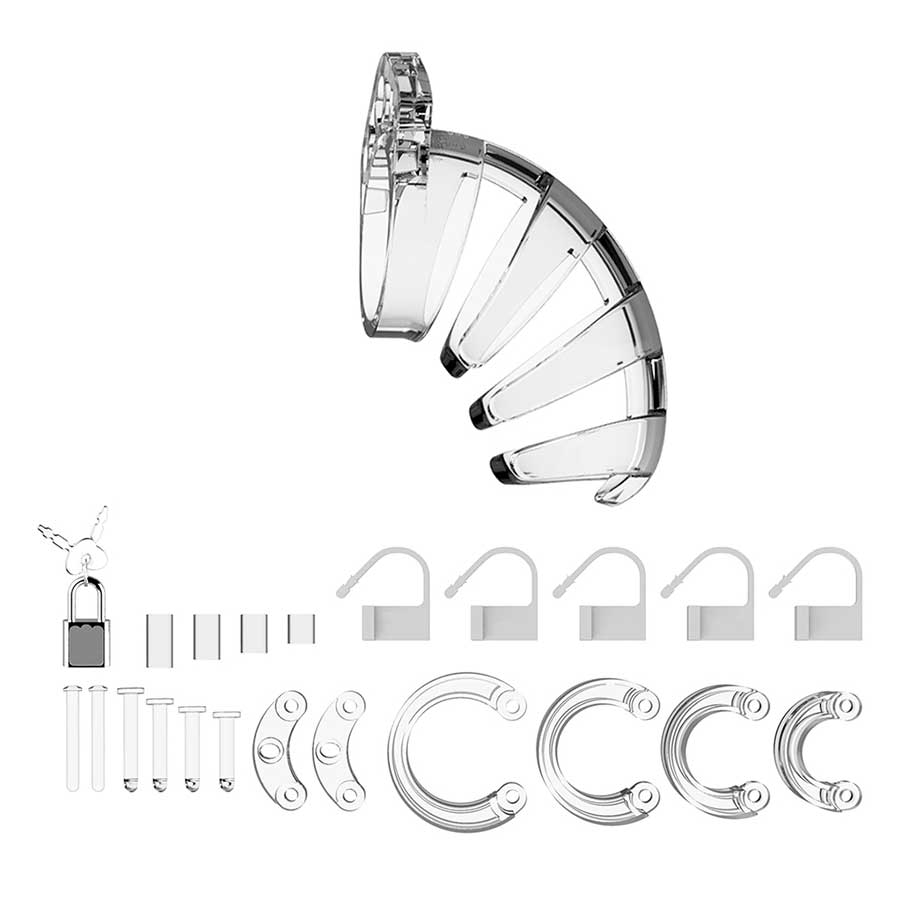 ManCage 3.5 Inch Model 02 Adjustable Male Chastity With Lock、mySite、bottomscart