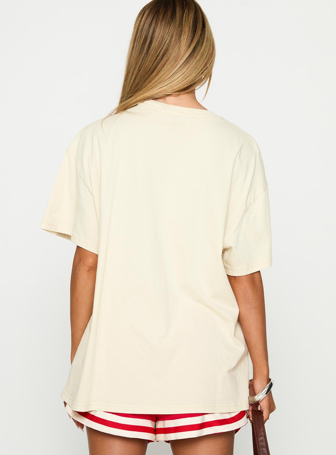 Born To Live Wild Graphic Top White、mySite、solidvoid