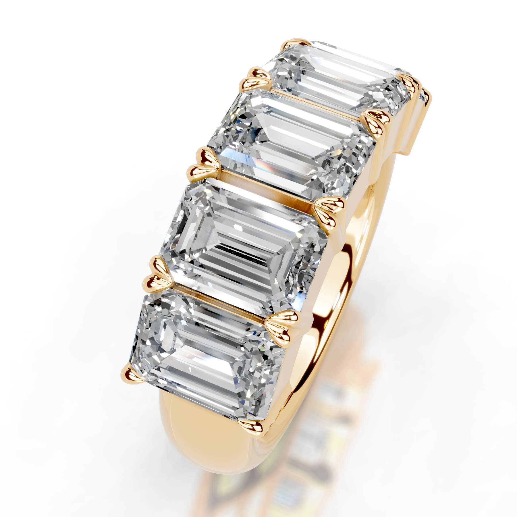 Shandra Diamond Wedding Ring (2.5 Carat) -18K Yellow Gold、mySite、hinf8tx79