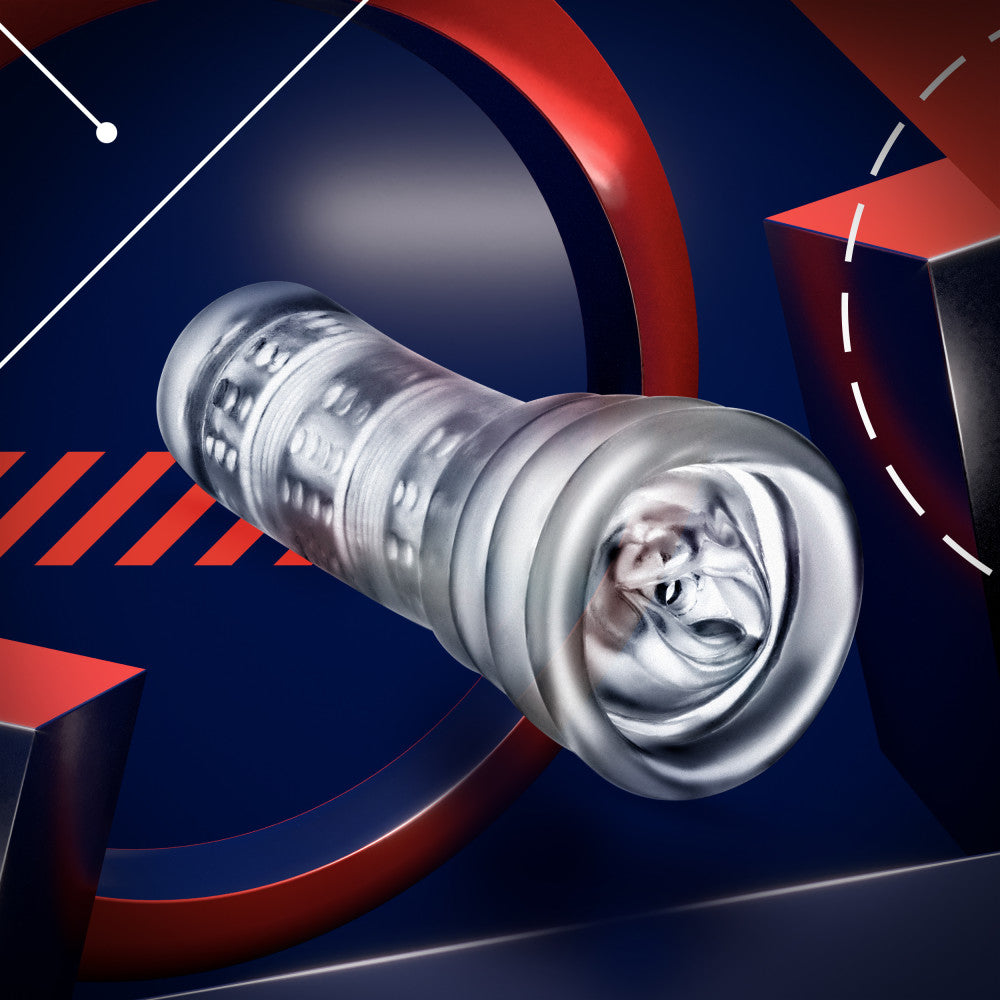 Rize! By Blush® | Luz - Glow in the Dark Self-Lubricating Stroker - Clear、mySite、bottomscart