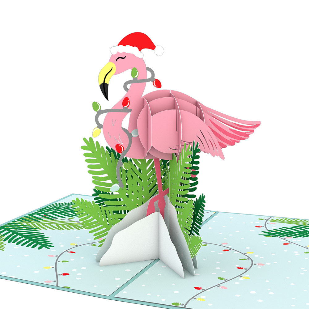 Festive Flamingo Pop-Up Card、mySite、solidvoid