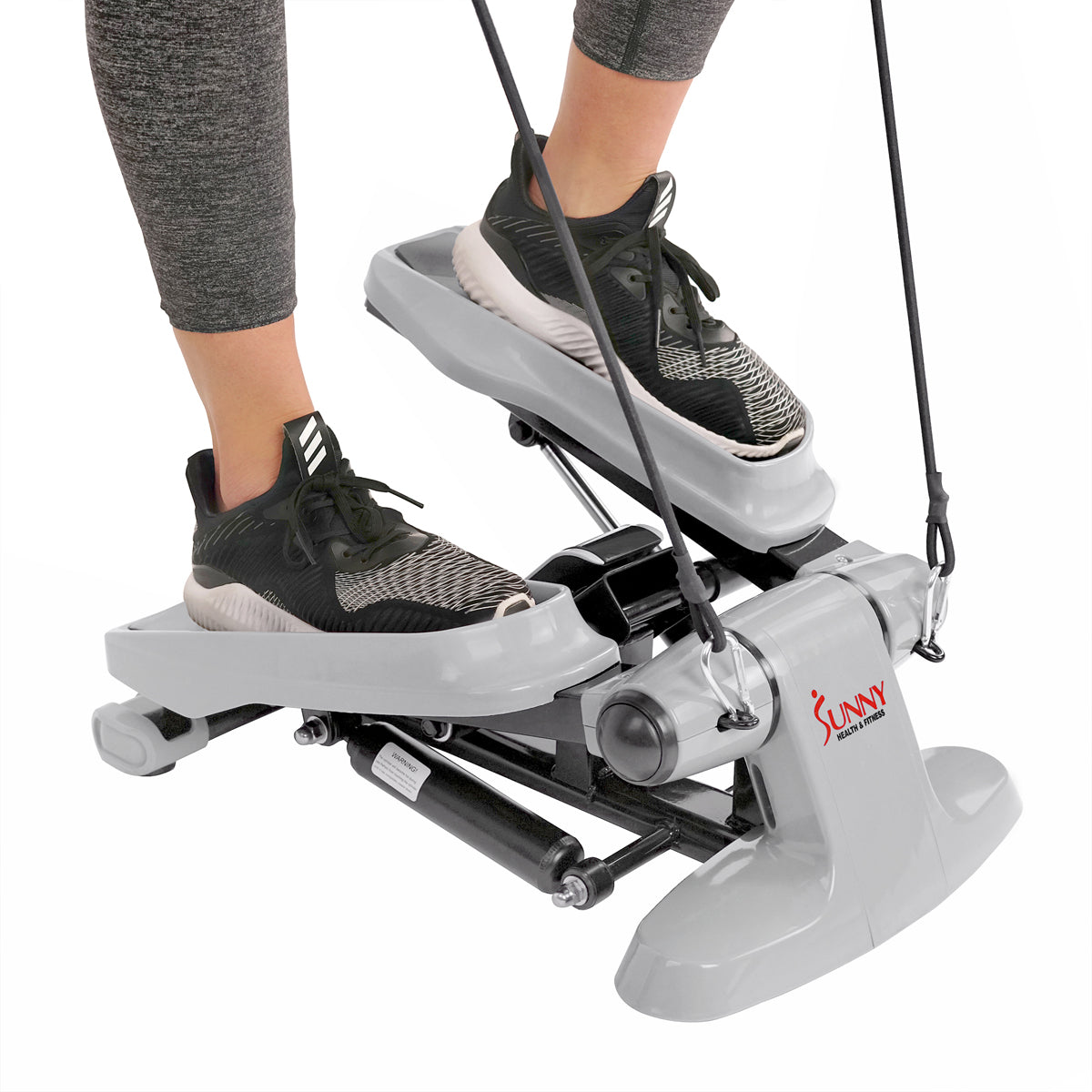  Versa Stepper Exercise Machine Step, Wide Non-Slip Pedals w/ Resistance Bands and LCD Monitor、mySite、ghnorth