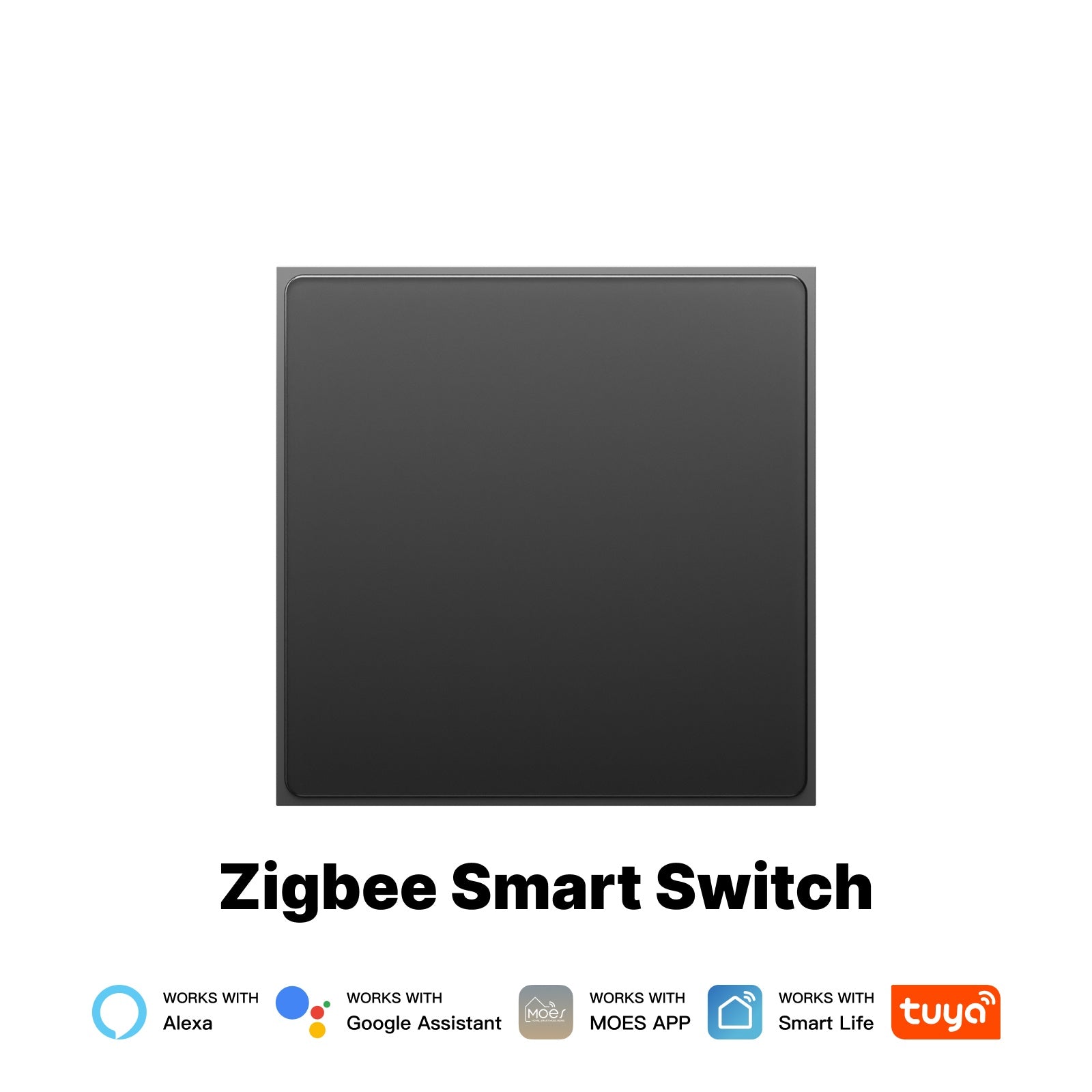 Star Feather Series ZigBee Smart Switch Push Button With Neutral Light Scene 2in1 Switch EU Version、mySite、fannypackpong