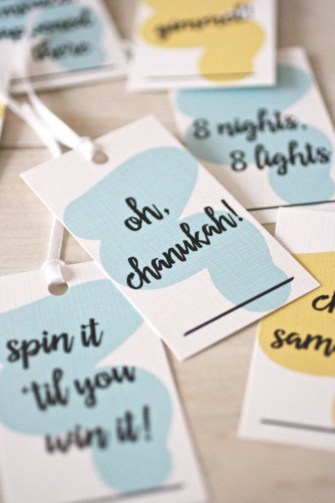 Just Sayin' Hanukkah Gift Tags - Set of 8、mySite、topwebapps
