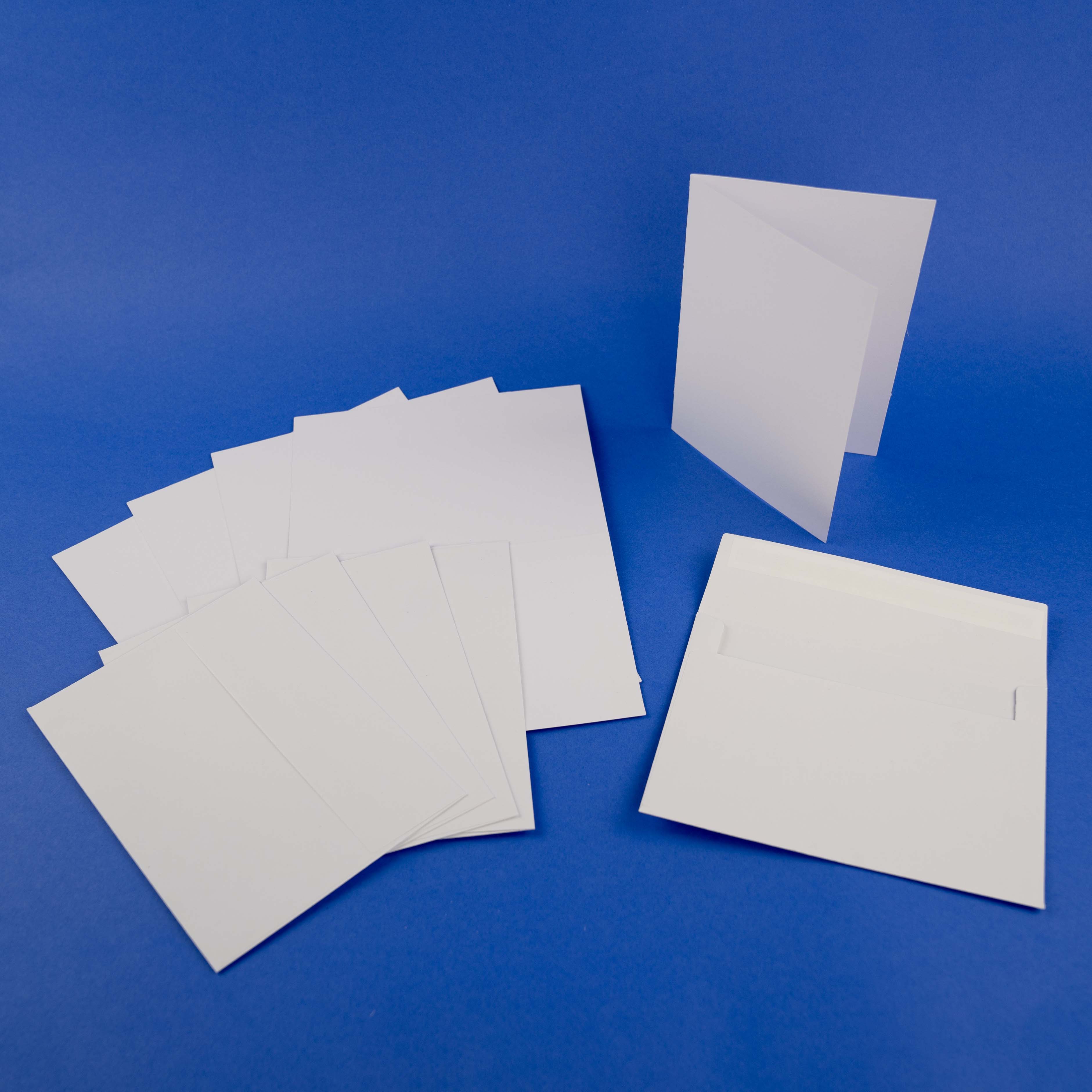 Premium Blank White Cards & Envelopes (5-pack)、mySite、ghnorth