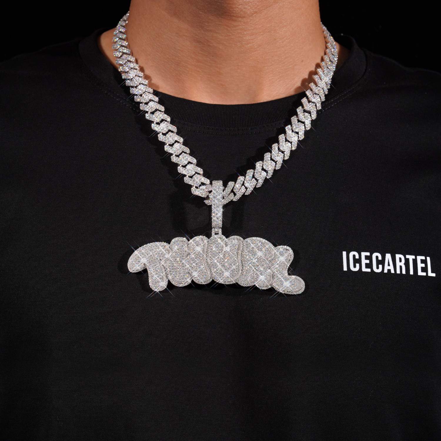 THURL Custom Moissanite Pendant 14K Gold、mySite、hinf8tx79