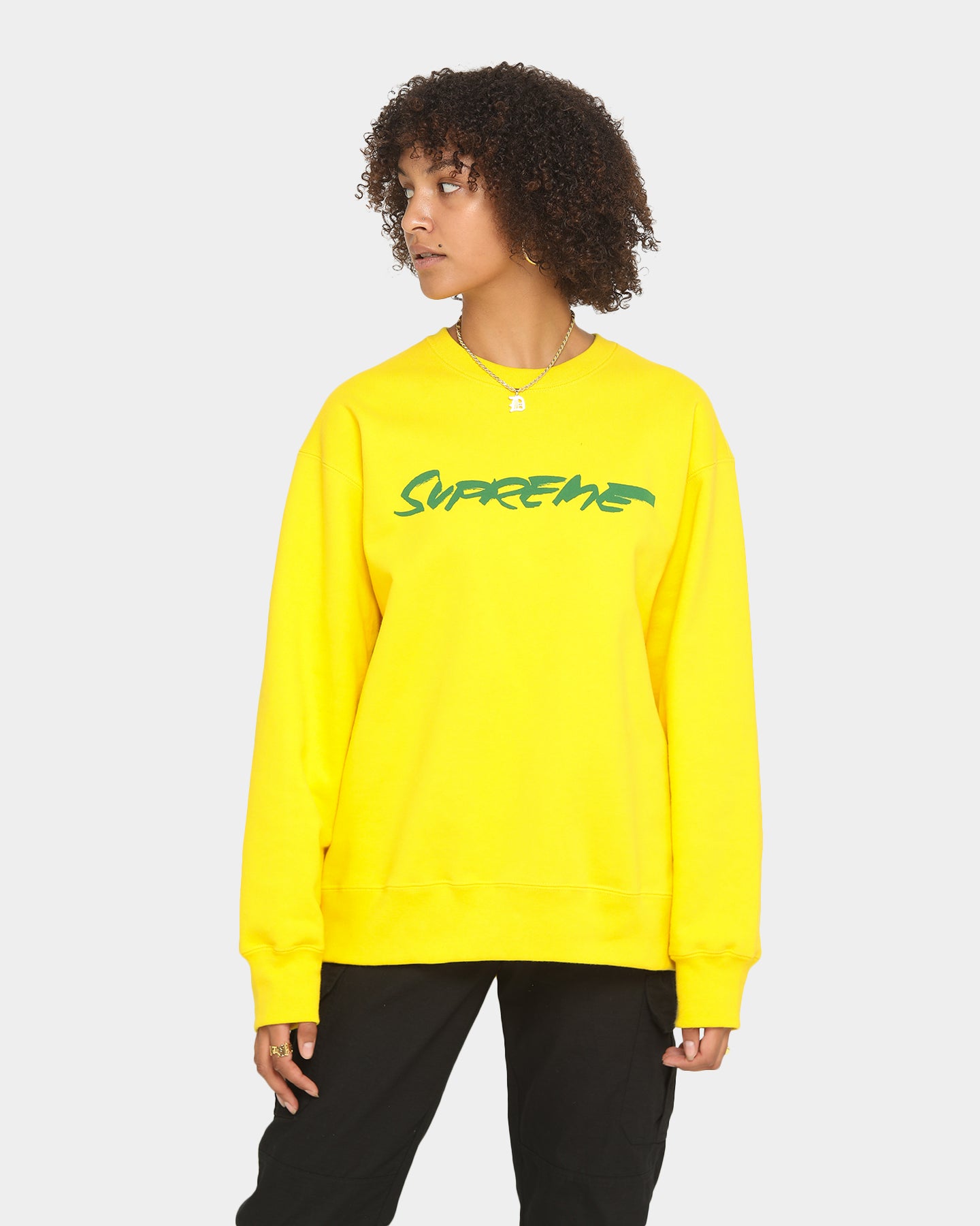 Supreme Futura Logo Crew Yellow、mySite、zt4zffjzw