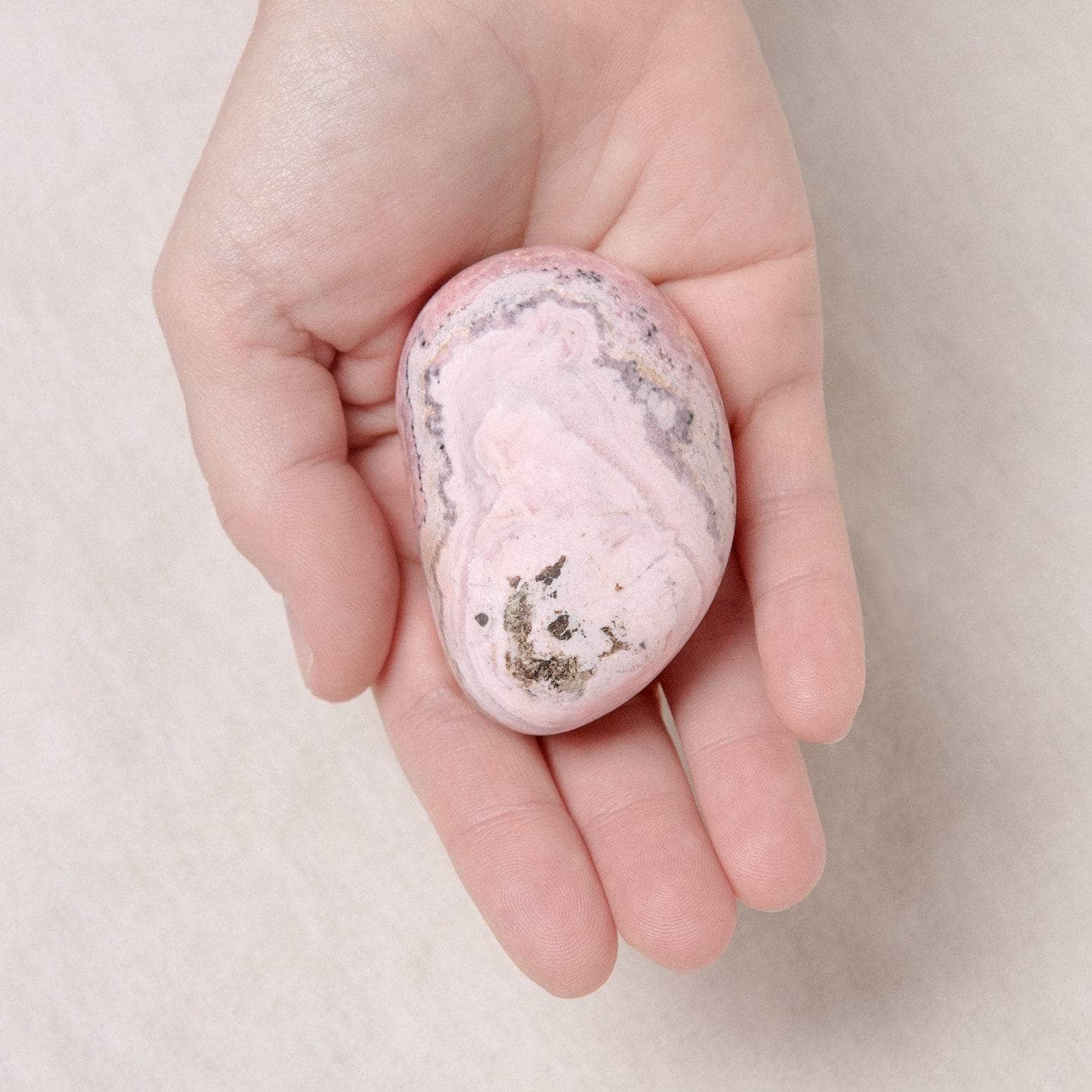 Peruvian Rhodochrosite Palm Stones - AAA Premium Quality、mySite、hinf8tx79