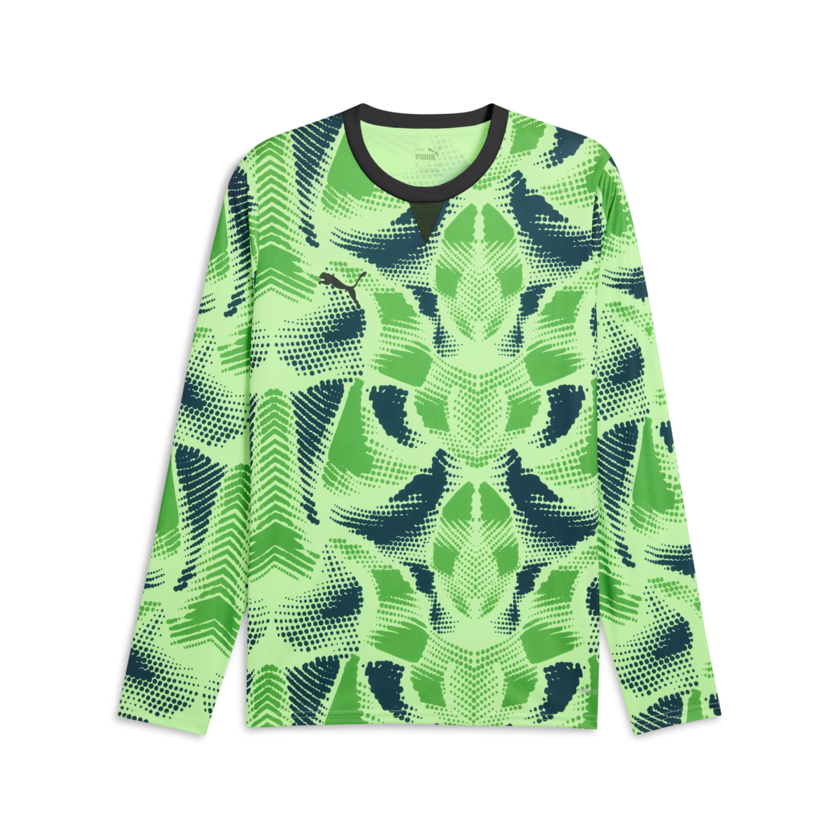 Puma Teamtarget Long Sleeve Goalkeeper Jersey - Green、mySite、noshort