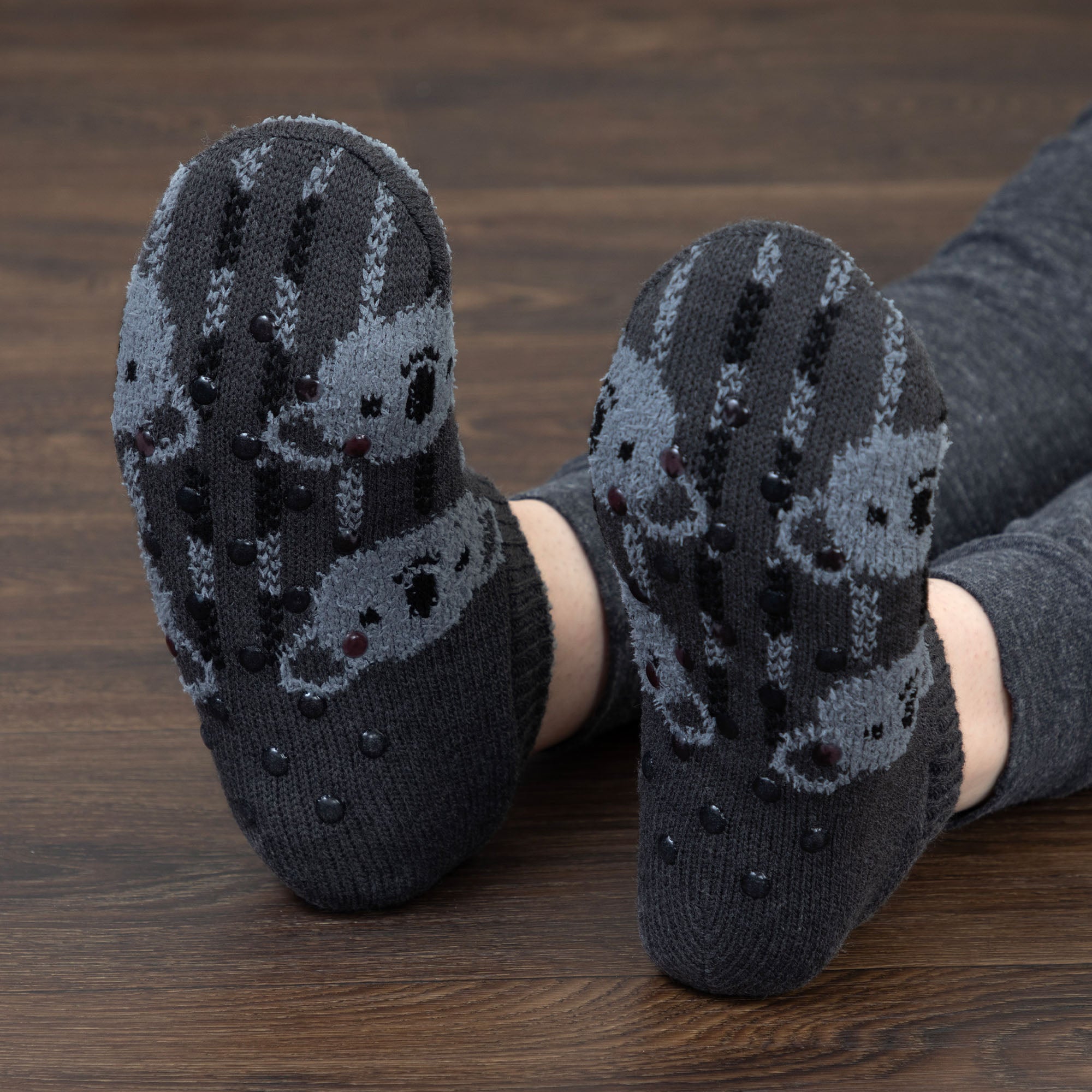 Charming Critter Cuffed Slipper Socks、mySite、camillekostekn