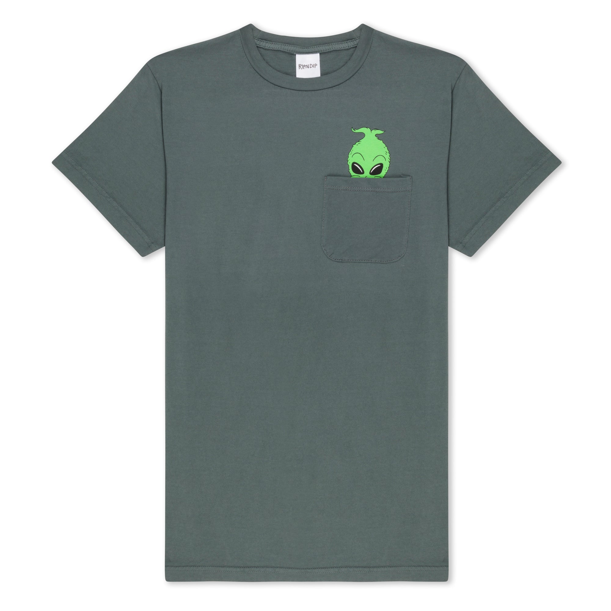  Bah Humbug Pocket Tee (Charcoal)、mySite、merchandisen