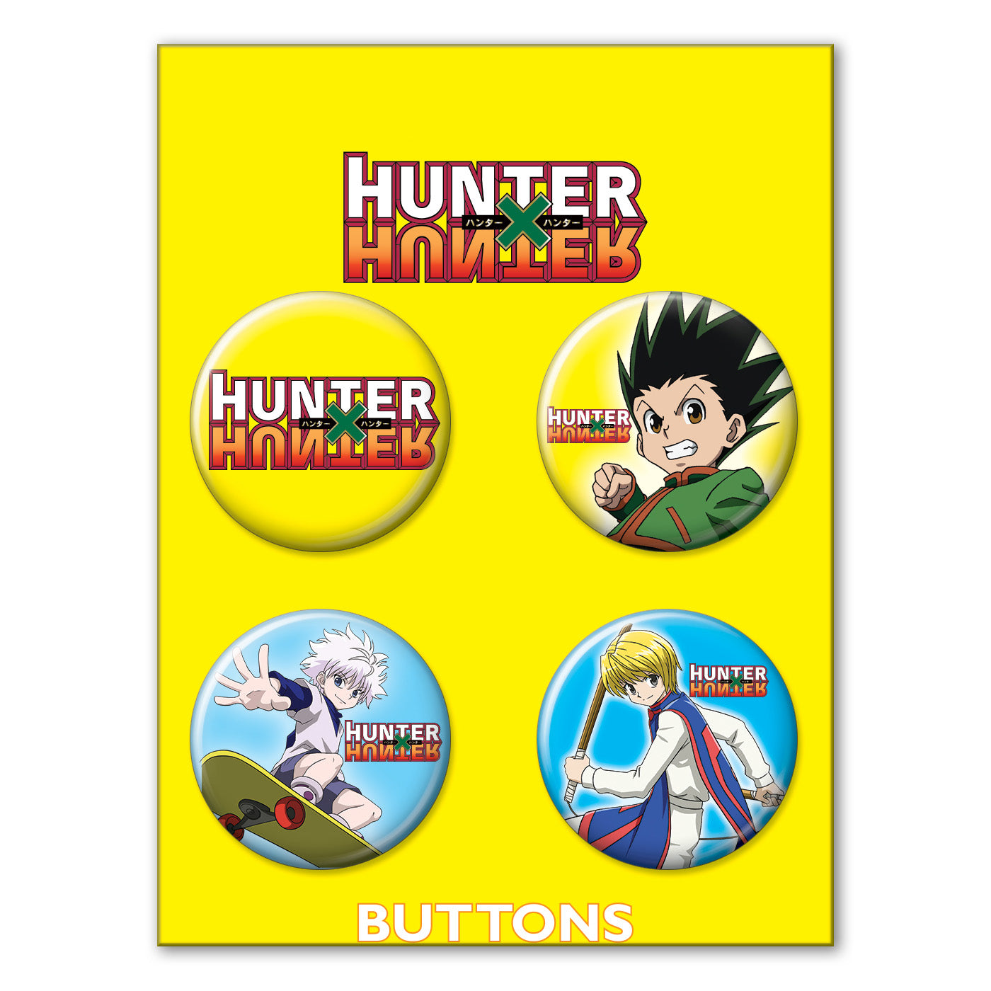  Hunter X Hunter Button Set #1、mySite、ghnorth