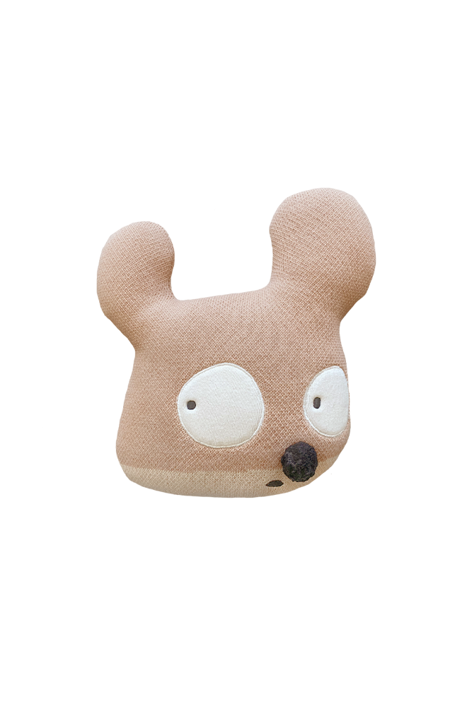 KNITTED CUSHION MISS MIGHTY MOUSE、mySite、gigharbornorthrealestate