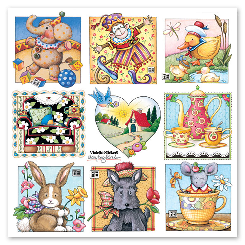  Mary Engelbreit's Cuties Stickers、mySite、ghnorth