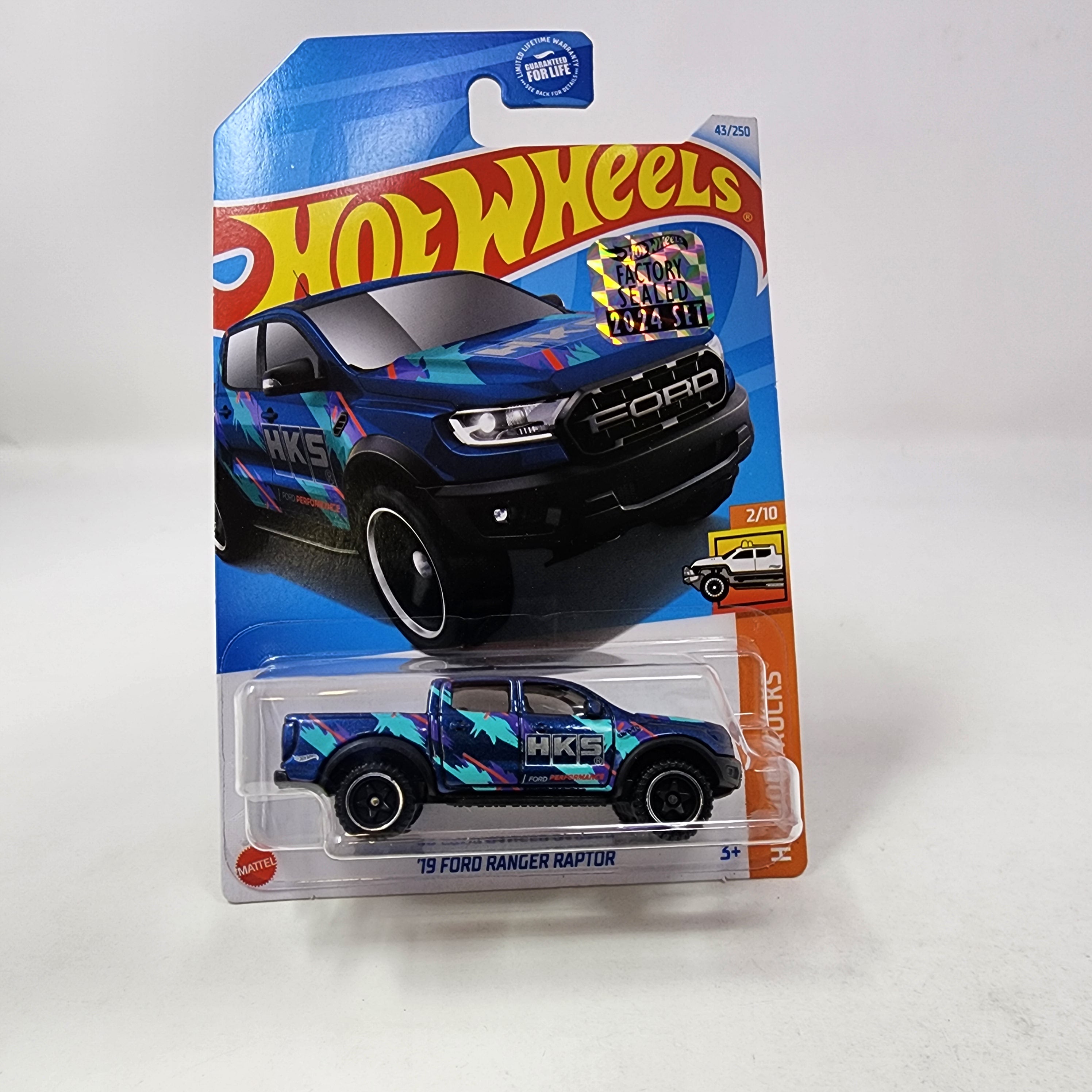 '19 Ford Ranger Raptor #43 * Blue * 2024 Hot Wheels Basic w/ Factory Holo、mySite、hgirdovlk