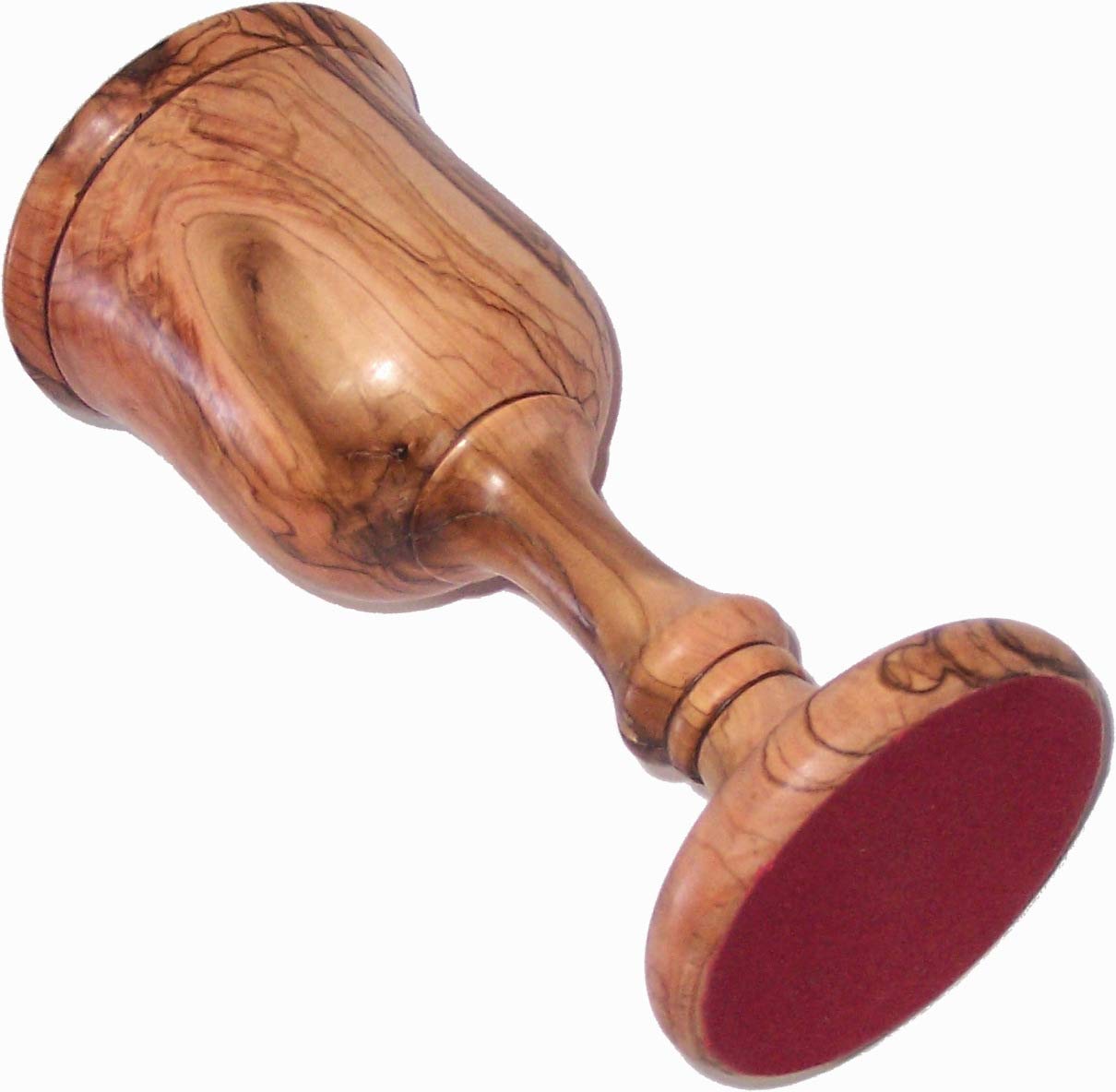 Holy Land Market Goblet - Chalice - Dark Olive Wood (7.8 Inches Large) - Deep (7.5 Ounces)、mySite、topwebapps