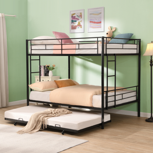 METAL BUNK BED SILVER、、casual
