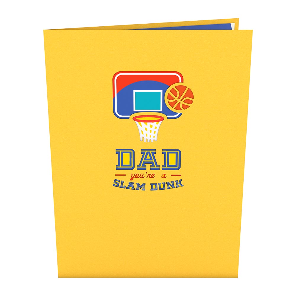 Dad's Slam Dunk Pop-Up Card、mySite、solidvoid