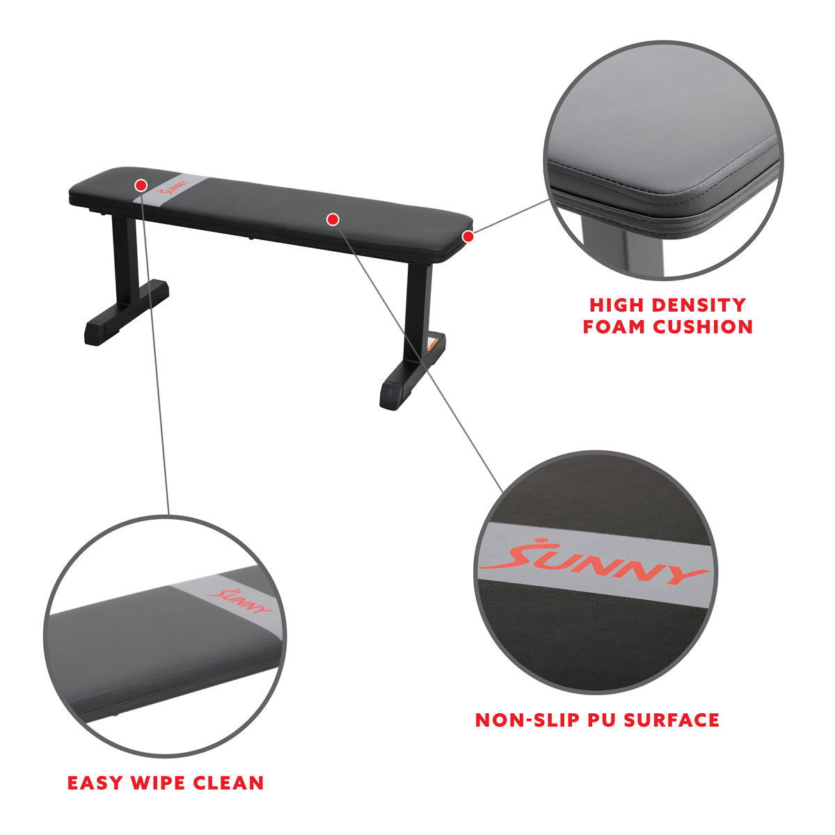  Flat Utility Weight Bench | Sunny Strength™、mySite、ghnorth
