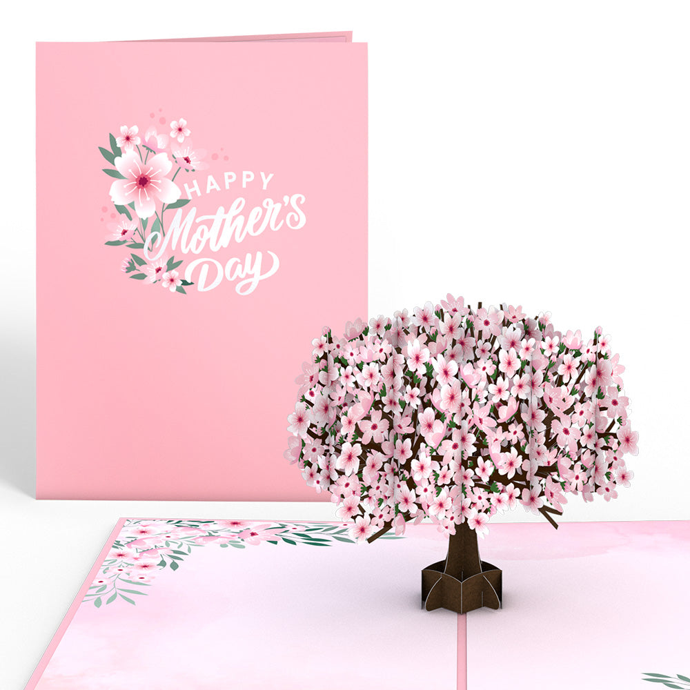 Mother's Day Cherry Blossom Pop-Up Card、mySite、solidvoid