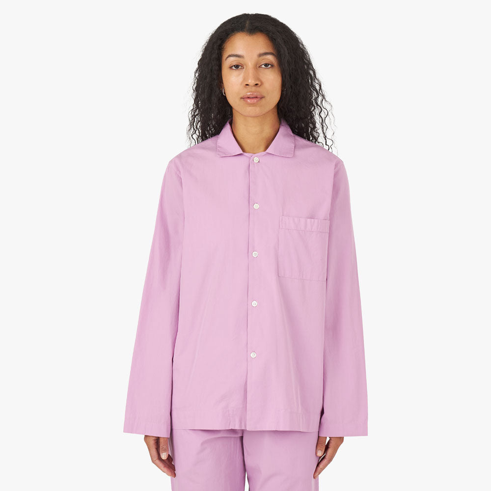  Tekla Poplin Long Sleeve Shirt / Purple Pink、mySite、merchandisen