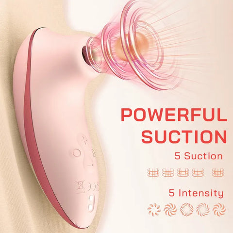 Heated Remote Suction Clitoral Stimulator