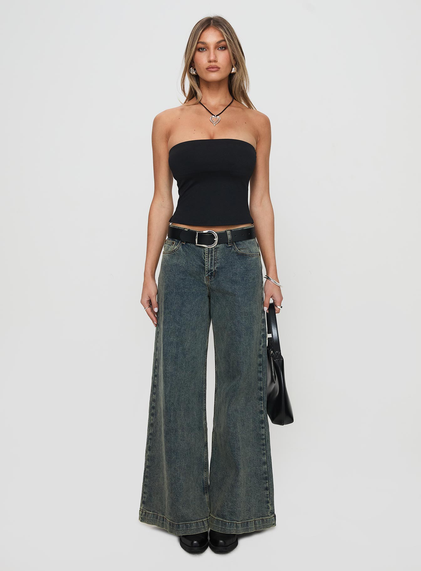 Aurorah Strapless Top Black、mySite、solidvoid