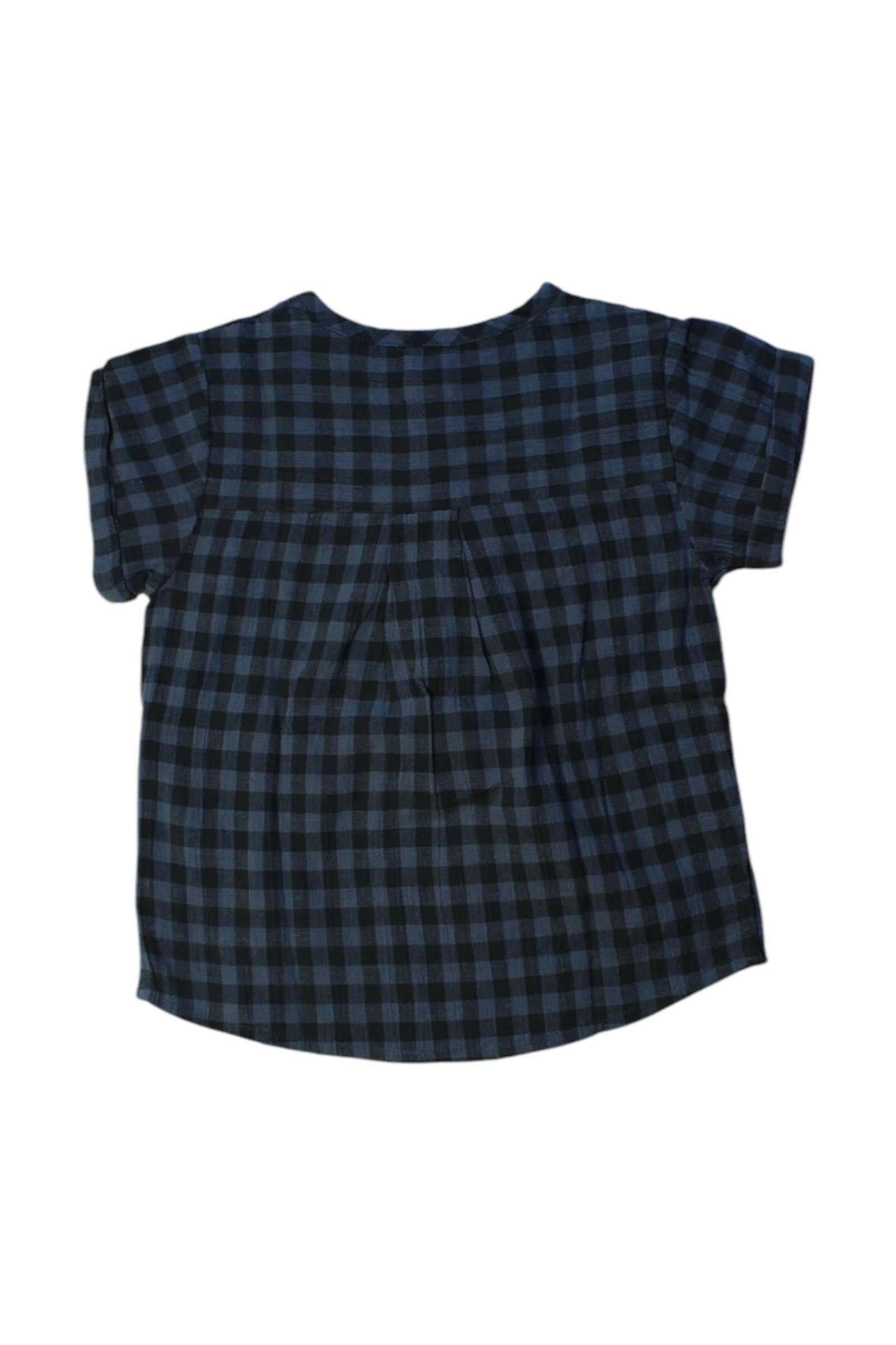Louis Louise Short Sleeve Checkered Shirt 3T、mySite、g9winljtr