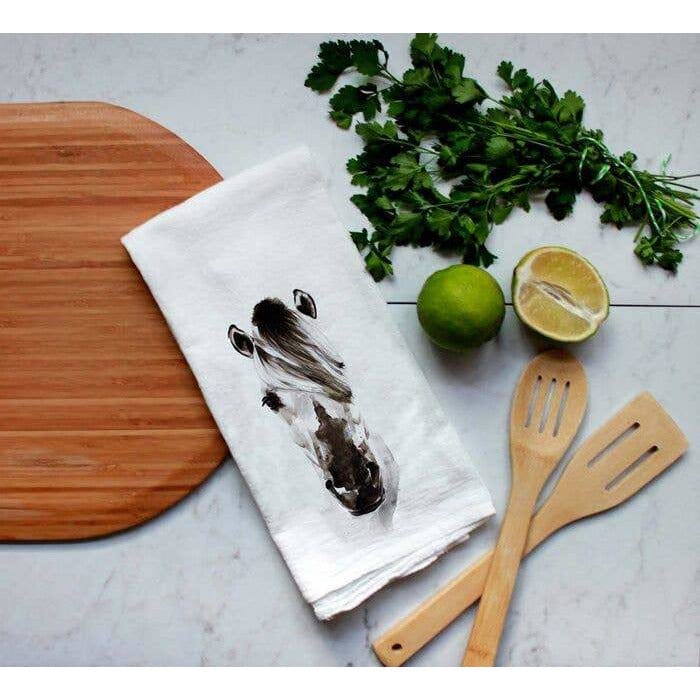 Closeout Farm Animal Watercolor Flour Sack Tea Towels-Rabbits, cows, horse, chicken、mySite、g9winljtr