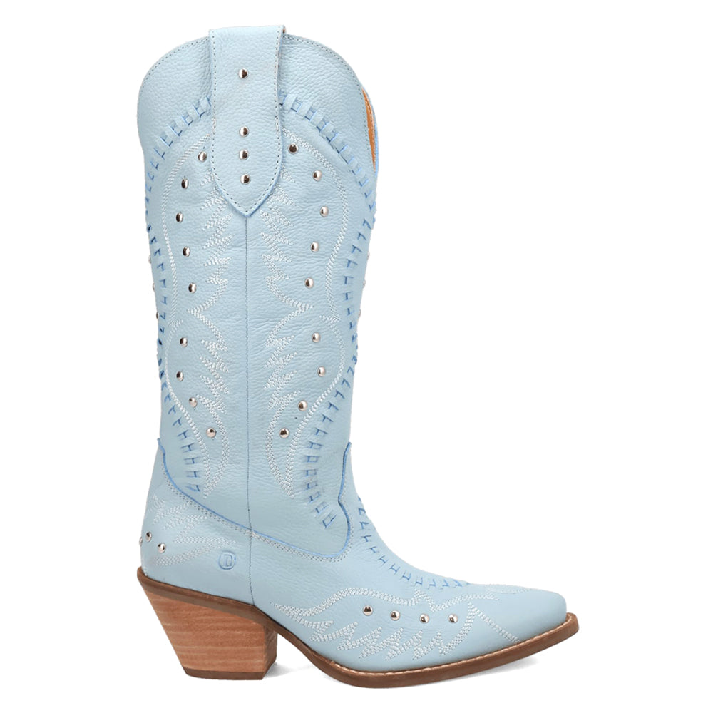 Pretty N' Pink Embroidered Studded Snip Toe Pull On Cowboy Boots、mySite、gtrtttuynbv